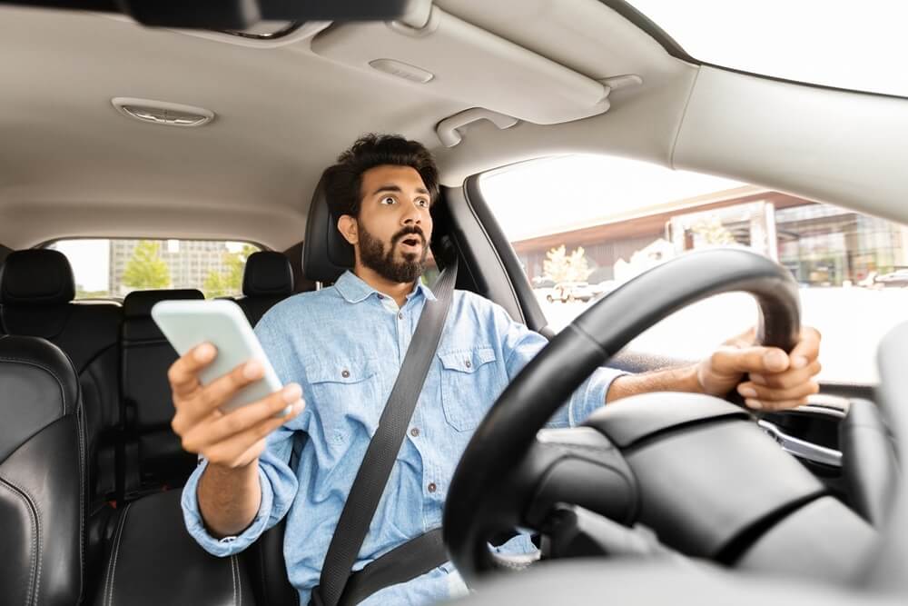 distracted driver accidents