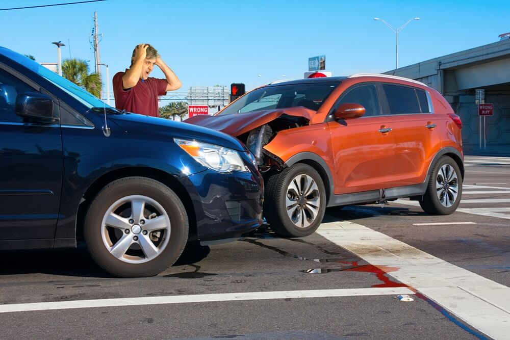common types of car accidents in Fullerton